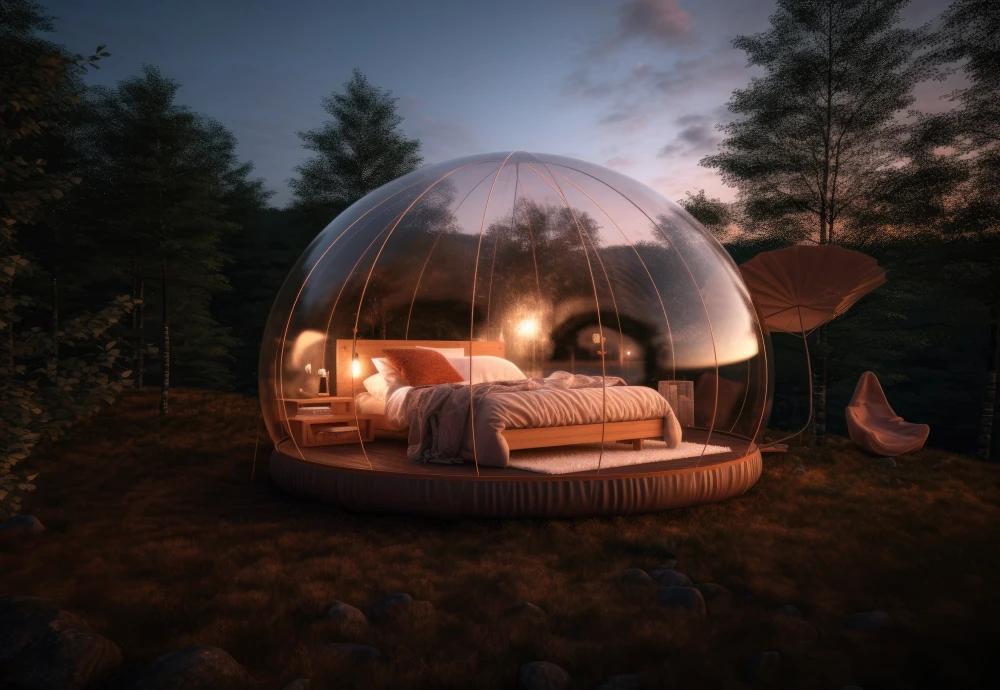 transparent tent